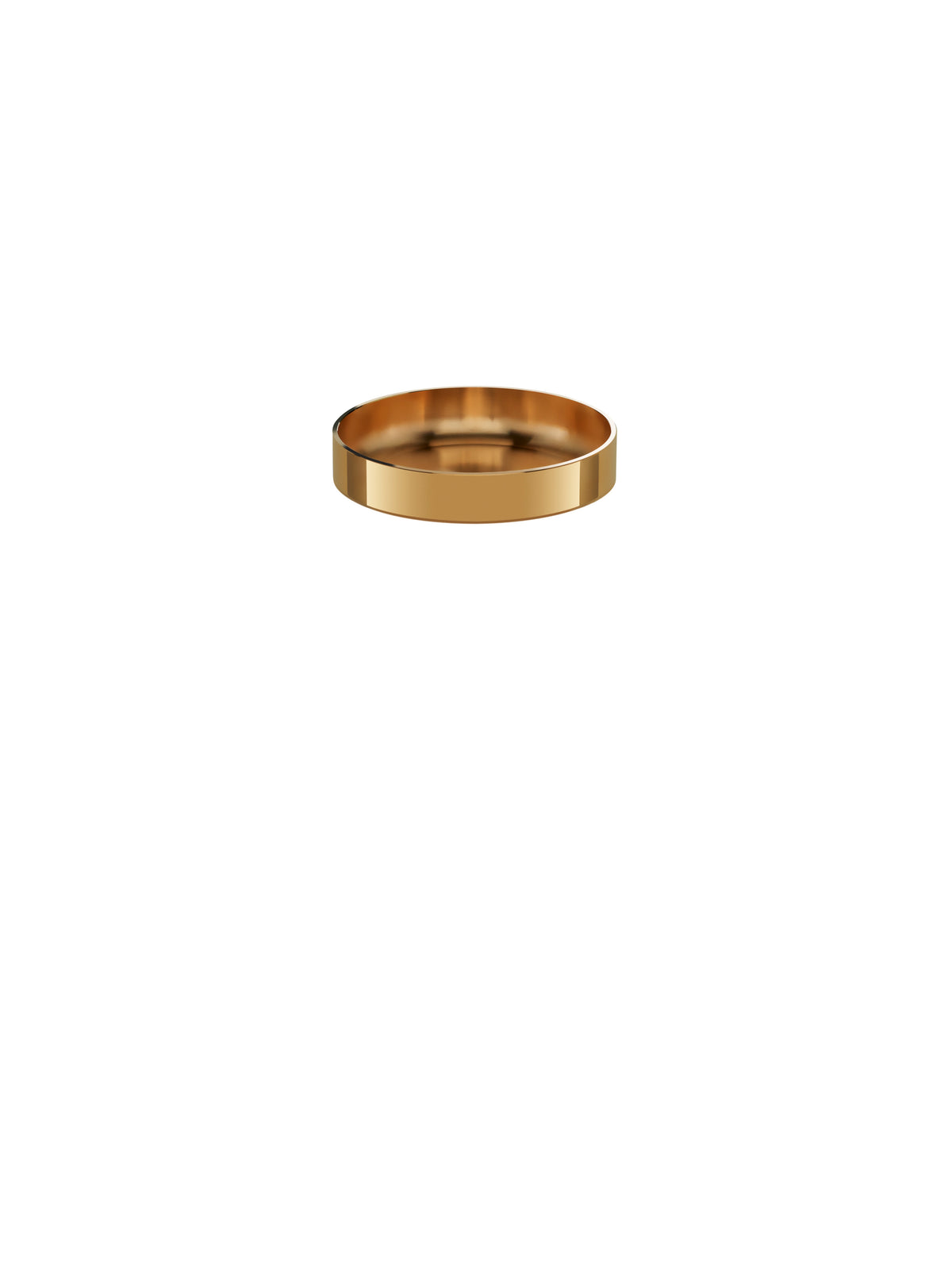 Silo brass 15mm container, three-quarter view