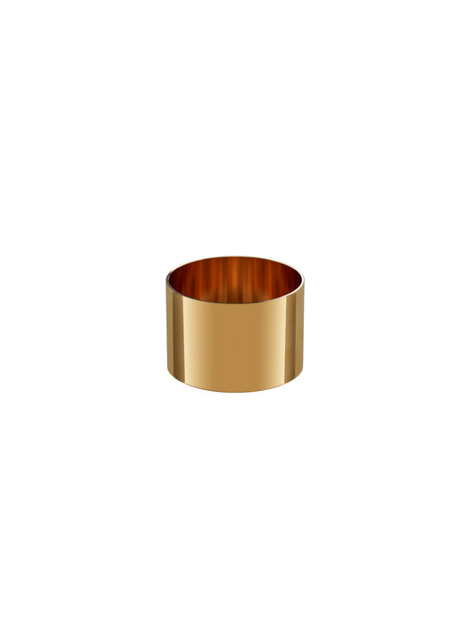 Silo brass 60mm container, three-quarter view