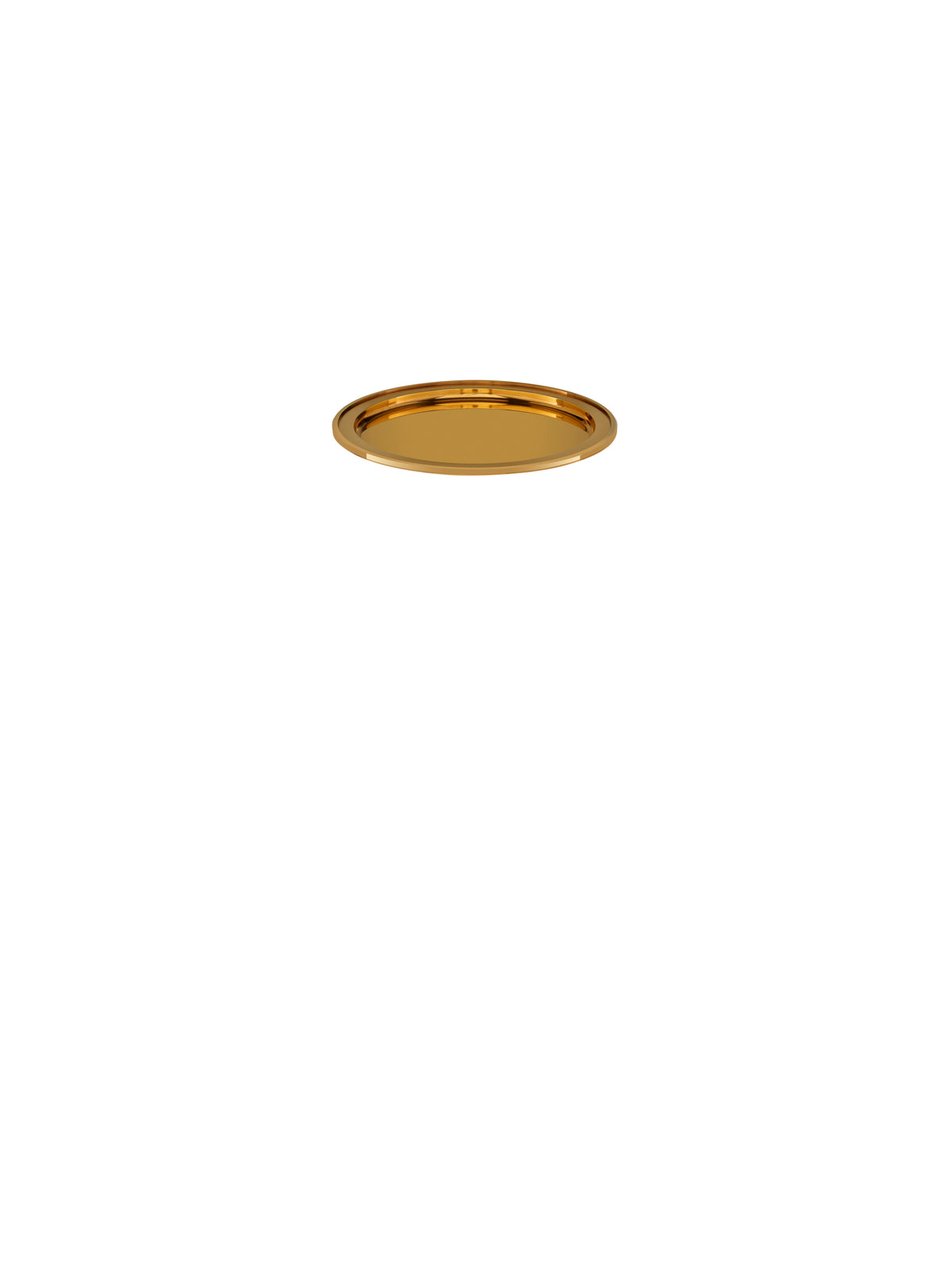 Silo brass cap, three-quarter view